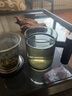 木笙玩物（MUSHENGWANWU）玻璃杯大容量簡約男士辦公室水杯泡茶茶水分離杯子抖音網(wǎng)紅水杯 青鈍木笙plus泡茶杯—不銹鋼砂黑 曬單實(shí)拍圖