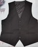 馬尼亞袋鼠 男士商務(wù)上班工作新郎禮服伴郎馬甲春秋背心修身款坎肩韓版商務(wù) 黑色 5XL 曬單實(shí)拍圖