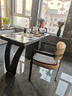 心域意式陽(yáng)臺巖板茶臺組合簡(jiǎn)約現代輕奢泡茶桌喝茶桌子功夫茶桌椅 1.2米茶桌+1主椅 曬單實(shí)拍圖