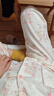 雅特茂免穿文胸純棉月子服夏秋產(chǎn)后孕婦睡衣產(chǎn)婦待產(chǎn)喂奶哺乳衣家居服 免穿文胸·秋冬純棉-草莓兔 L 曬單實(shí)拍圖
