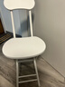 小匠材折疊靠背椅子家用凳子高腳小型圓凳餐椅餐桌椅新款高端便攜式板凳 曬單實(shí)拍圖