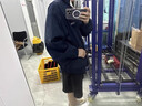 簡豐姿夾克外套男工裝休閑男裝秋季2024新款美式復(fù)古翻領(lǐng)夾克外衣 深藍(lán)色翻領(lǐng)外套【有內(nèi)襯】 2XL 曬單實拍圖