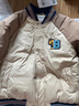 巴拉巴拉兒童羽絨服男童裝冬裝學(xué)院風(fēng)棒球服外套潮款上衣舒適戶(hù)外 咖色調00455-灰鴨絨 130 （充絨量50g） 曬單實(shí)拍圖
