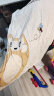 猫人（MiiOW）【防螨抗菌纯棉】女士睡裙睡衣女可爱猫人印花家居服米色2XL 实拍图