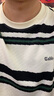 卡賓（CABBEEN）【肌理條紋】短袖T恤男2024夏季新款刺繡寬松戶(hù)外設計感上衣 橄欖綠88 2XL /185/54 曬單實(shí)拍圖