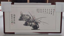 顏堂純手繪國畫蘭花掛畫臥室床頭掛畫書房客廳裝飾畫沙發(fā)背景壁畫真跡 蘭花 實木畫框+有機玻璃125*65厘米 曬單實拍圖