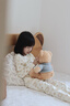 拉比 拉比兒童四季圓領服套裝純棉長袖男女童2025秋冬季新款家居2套裝 小烘焙家圓領服套裝 2套裝 120 cm 曬單實拍圖