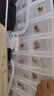 韓非子首飾飾品收納掛袋耳環(huán)發(fā)卡小物件整理袋掛墻項鏈珠寶防塵收納袋 首飾飾品袋80格白色 曬單實(shí)拍圖