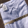 超媛長(zhǎng)袖白襯衫女商務(wù)春夏職業(yè)裝白色正裝銀行襯衣面試工作服修身 純白色【方.領(lǐng)】 36/M【86-95斤】 曬單實(shí)拍圖