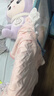 Classic Teddy女童睡衣兒童家居服純棉睡裙中大童裝舒適透氣空調(diào)裙子 仙粉 130  曬單實拍圖