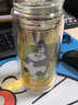 CUP MYSTERY雙層玻璃杯創(chuàng  )意熊貓桌面茶杯防燙隔熱水杯高硼硅簡(jiǎn)約杯子 環(huán)抱熊貓 曬單實(shí)拍圖