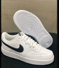 耐克男子透氣平底運動(dòng)鞋冬季板鞋NIKE COURT VISION LOW DH2987 101白色/黑/白色 41 曬單實(shí)拍圖