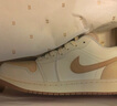 耐克（NIKE）Jordan官方喬丹下站東單AJ1板鞋男子運動鞋夏季新款 IB8855 121燕麥色/麻黃/椰奶色/燕麥色 40.5 曬單實拍圖