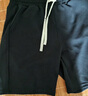 名創(chuàng)優(yōu)品（MINISO）重磅短褲男夏季戶外運(yùn)動(dòng)直筒五分褲青少年潮流百搭中褲 黑 2XL 曬單實(shí)拍圖