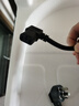 正昌立博  臺(tái)式電腦主機(jī)箱顯示器90度雙彎頭電源線三孔大功率1.5平方1.5 3米 黑色1.5平方左彎 3m 曬單實(shí)拍圖