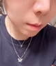 周生生Pt950鉑金Daily Luxe蝴蝶白金鉑金吊墜掛墜女款  85860P定價(jià) 曬單實(shí)拍圖