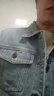 真維斯（Jeanswest）牛仔夾克男2025秋冬牛仔外套男潮牌舒適寬松百搭上衣服藍色M 曬單實(shí)拍圖