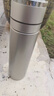 臻廚聚一鍵開(kāi)蓋玻璃杯車(chē)載雙層茶水分離杯子速開(kāi)保泡茶杯男士開(kāi)車(chē)溫專(zhuān)用 一鍵開(kāi)蓋銀色316保溫杯- 400ml 曬單實(shí)拍圖