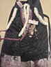 芷蘅間 小魔女 紫色秋冬厚款漢元素妝花馬面漢服女新款日常通勤百搭 黑色繡花比甲 預售30天 M 曬單實(shí)拍圖