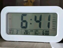 康巴絲多功能電子鬧鐘學生專用起床神器電子時鐘 學生兒童鬧鐘開學升學季必備 801 白色 曬單實拍圖