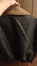 杰克·瓊斯（JACK&JONES）男裝衣服秋季新款時(shí)尚帥氣翻毛領(lǐng)棉衣寬松多口袋短款棉服男厚外套 E40 黑色 S 170 曬單實(shí)拍圖