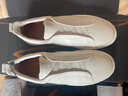 ZEGNA【會(huì)員日甄選】杰尼亞男鞋白色鹿皮Triple Stitch?奢華休閑鞋 白色 42 (8) 曬單實(shí)拍圖