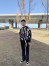 Cebrodz法國 棋盤格休閑褲男夏季薄款新款褲子衛(wèi).褲直筒闊腿運(yùn)動男士長褲 黑色 XL 曬單實(shí)拍圖