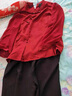 恒源祥喜婆婆婚宴裝夏季新款媽緞面禮服唐裝中式國(guó)風(fēng)兩件套裝旗袍 紅色.(結(jié)婚長(zhǎng)輩衣服平時(shí)可穿小個(gè) 3XL 【建議136-145斤】 曬單實(shí)拍圖