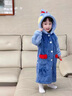 G.DUCKKIDS童裝男童睡衣冬季兒童家居服小童冬裝加厚珊瑚絨長(cháng)款奧特曼浴袍 藍色【奧特曼】 140 建議130-140cm9-10歲cm 曬單實(shí)拍圖