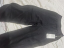 三彩2025冬季新款慵懶休閑長(cháng)褲松緊高腰直筒褲顯瘦垂感百搭M 深邃灰 S 155/64A 155/64A 曬單實(shí)拍圖