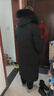 啄木鳥(niǎo)品牌爸爸裝冬季外套中老年人羽絨服男加厚中長(cháng)款過(guò)膝高檔鵝絨大衣 加長(cháng)款-黑色-貉子毛 XL 【建議130-150斤穿】 曬單實(shí)拍圖