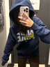 NIKE耐克男童套裝加絨連帽 2025新款秋冬女童純棉兩件套兒童長(cháng)袖衛衣 靛藍色2233【加絨加厚款】 【高克重】 150 /M 【建議身高140-152cm】 曬單實(shí)拍圖