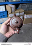 璽翰雅宜興紫砂壺名家徐俊大師泡茶壺純全手工功夫茶具原礦紫朱泥德鐘壺 德鐘壺 230ml 曬單實拍圖