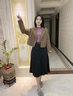 爾山集法式赫本風(fēng)短款毛呢外套2025春季小個(gè)子女裝氣質(zhì)高腰顯瘦遮肚大衣 咖色 【實(shí)物顏色偏深】 M （建議85-100斤） 曬單實(shí)拍圖