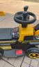 童稚挖掘機可坐人兒童電動(dòng)玩具車(chē)男孩大號工程車(chē)挖土機生日禮物 【全電】電動(dòng)挖臂+推桿+藍牙音樂(lè ) 【單驅】適合2-6歲 曬單實(shí)拍圖
