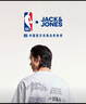 杰克·瓊斯（JACK&JONES）春季NBA聯(lián)名略寬松圓領(lǐng)洛杉磯湖人涂鴉印花短袖T恤上衣 E40黑色 XL （185） 曬單實(shí)拍圖