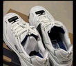 斯凱奇（Skechers）女鞋小白熊女士休閑鞋子厚底增高百搭運(yùn)動(dòng)軟底老爹鞋女99999863 白色/海軍藍(lán)色/WNV1 38 曬單實(shí)拍圖