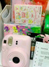 富士（FUJIFILM） instax miniSE一次成像相機立拍立得旅游mini7+升級版傻瓜照相機情人節日禮物送禮送女友 粉色 套餐B【官方標配+10張相紙+周邊配件包】 曬單實(shí)拍圖