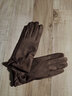 SOMUBAY麂皮絨手套女秋冬加絨保暖女士開(kāi)車(chē)騎行可觸屏新中式優(yōu)雅手套 咖色 曬單實(shí)拍圖