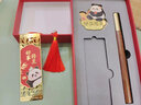 金屬書簽禮盒套裝精致小學(xué)生文具獎(jiǎng)勵(lì)古典中國(guó)風(fēng)創(chuàng)意金屬黃銅書簽故宮文創(chuàng)紀(jì)念品可定制教師節(jié)送老師生日禮物 好事將至-禮盒款【書簽+書扣+筆】 曬單實(shí)拍圖