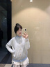 CTOX春秋假兩件外搭針織開衫2024新款韓系超好看毛衣外套女春秋款外穿 【上衣】 M 曬單實拍圖