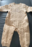 babylove嬰兒連體衣秋冬款夾棉保暖衣服男寶女寶哈衣莫代爾爬服刺繡休閑裝 曬單實拍圖