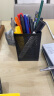 得力(deli)金属网纹方形笔筒 办公用品凑单桌面收纳盒 黑色 实拍图