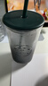 星巴克（Starbucks）墨水系列三角底造型玻璃吸管杯473ml水杯子學(xué)生生日禮物畢業(yè)禮物 曬單實(shí)拍圖