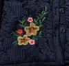 云露雅奶奶冬裝加絨加厚棉襖中老年人女?huà)寢屃㈩I(lǐng)保暖棉服老太太棉衣外套 藍色帶厚褲 2XL 建議90-105斤 曬單實(shí)拍圖