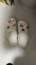 卡駱馳（CROCS）洞洞鞋貝雅男鞋女鞋輕便耐磨一腳蹬拖鞋休閑鞋|10126 白-100 39 (240mm) 曬單實(shí)拍圖