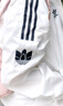 adidas情侶款復古風(fēng)梭織立領(lǐng)夾克外套男女秋季阿迪達斯官方三葉草 亮白 XS 曬單實(shí)拍圖
