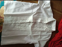 寶格妍jk制服套裝畢業(yè)班服jk襯衫女短袖夏季日系校供學(xué)院風(fēng)襯衫白色上衣 白色短袖（無(wú)領(lǐng)結） M 96-108斤 曬單實(shí)拍圖
