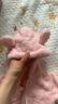 童泰秋冬季婴儿加绒外出衣服1-18月宝宝连帽连体哈衣 粉色 59cm 实拍图