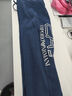 安普里奧·阿瑪尼（Emporio Armani）新款春秋運動(dòng)潮流休閑高級男運動(dòng)褲6RPP90 PJSHZ藍色白標M 曬單實(shí)拍圖